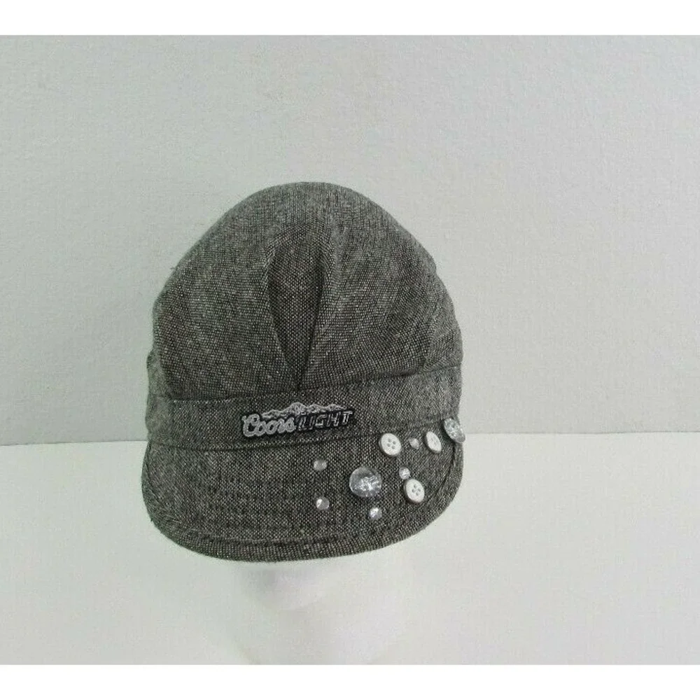 Coors Light Woman's Gray Button‎ Hat